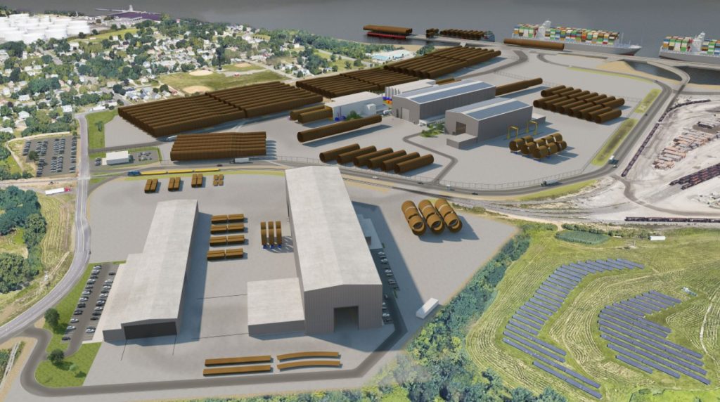 EEWAOS monopile manufacturing facility Archives Philadelphia YIMBY