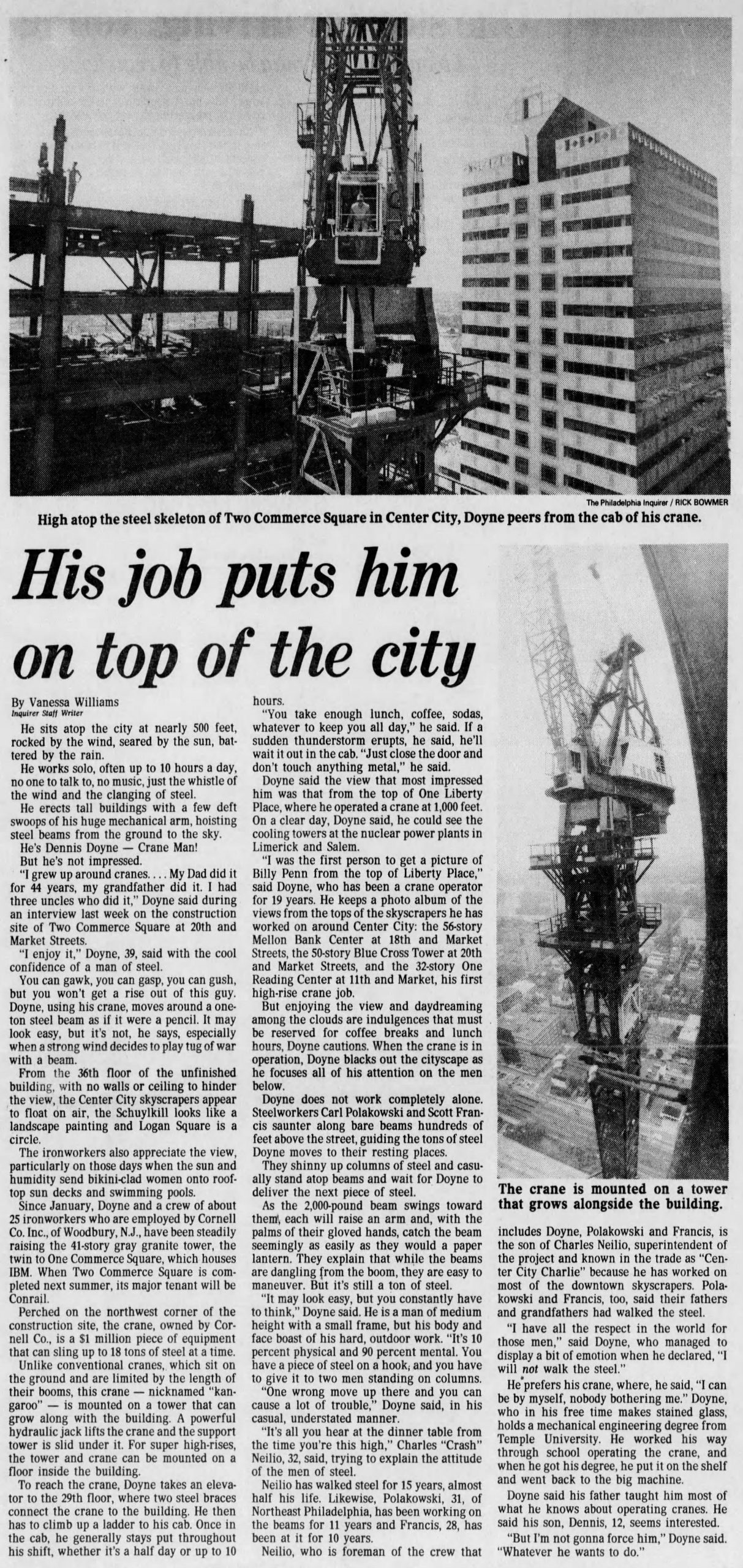 Looking Back at the Construction of Two Commerce Square at 2001 Market ...