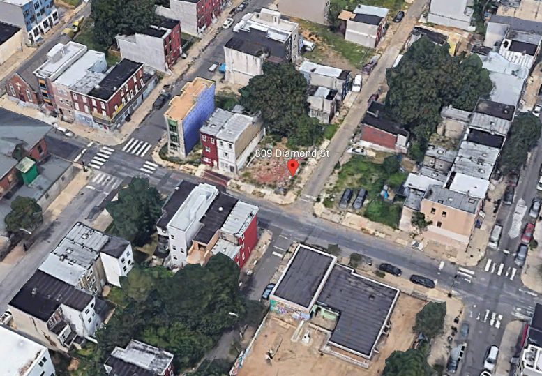Permits Issued for 11Unit Building at 809 Diamond Street in North