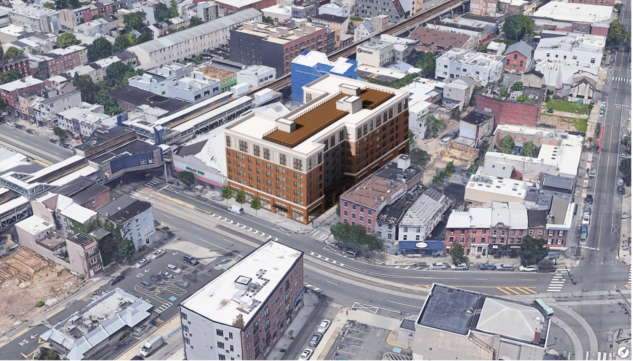 Rendering of 23 West Girard Avenue. Credit: JKRP Architects.