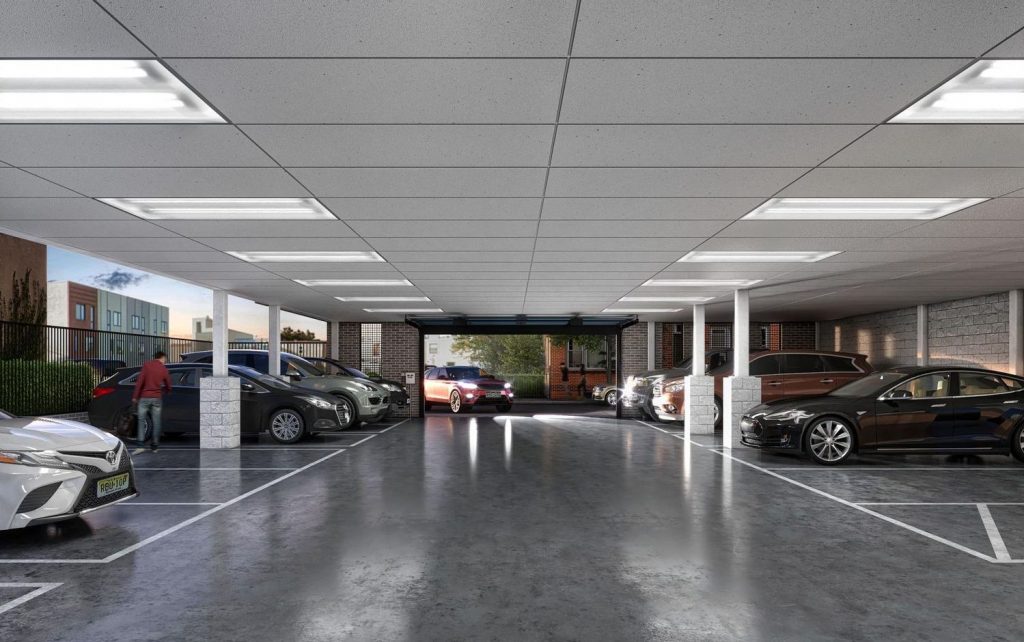 Parking at 1723 Francis Street. Credit: Gnome Architects