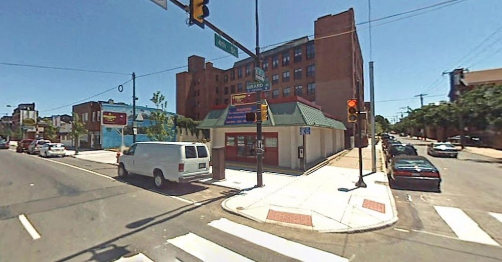 342-54 West Girard Avenue. Looking southeast. July 2007. Credit: Google Street View