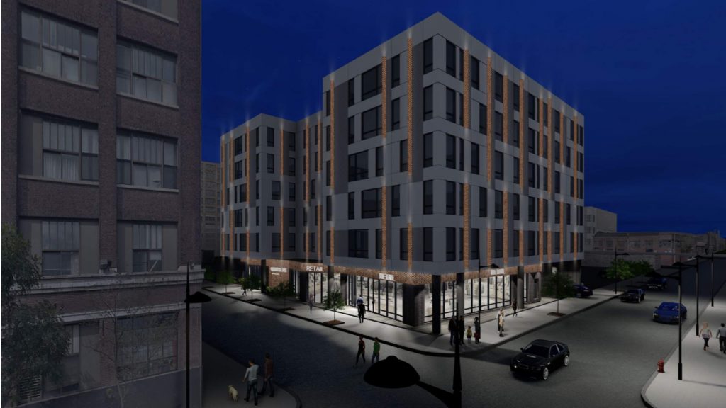 Rendering of 1201-15 Callowhill Street. Credit: JKRP Architects.
