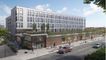 Rendering of 1801-59 North American Street. Credit: HDO Architecture.