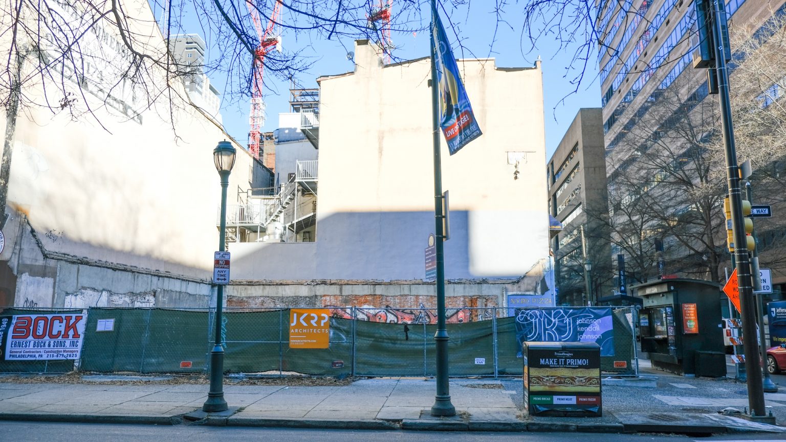 Site Prep Underway at 1101 Walnut Street in Midtown Village, Center