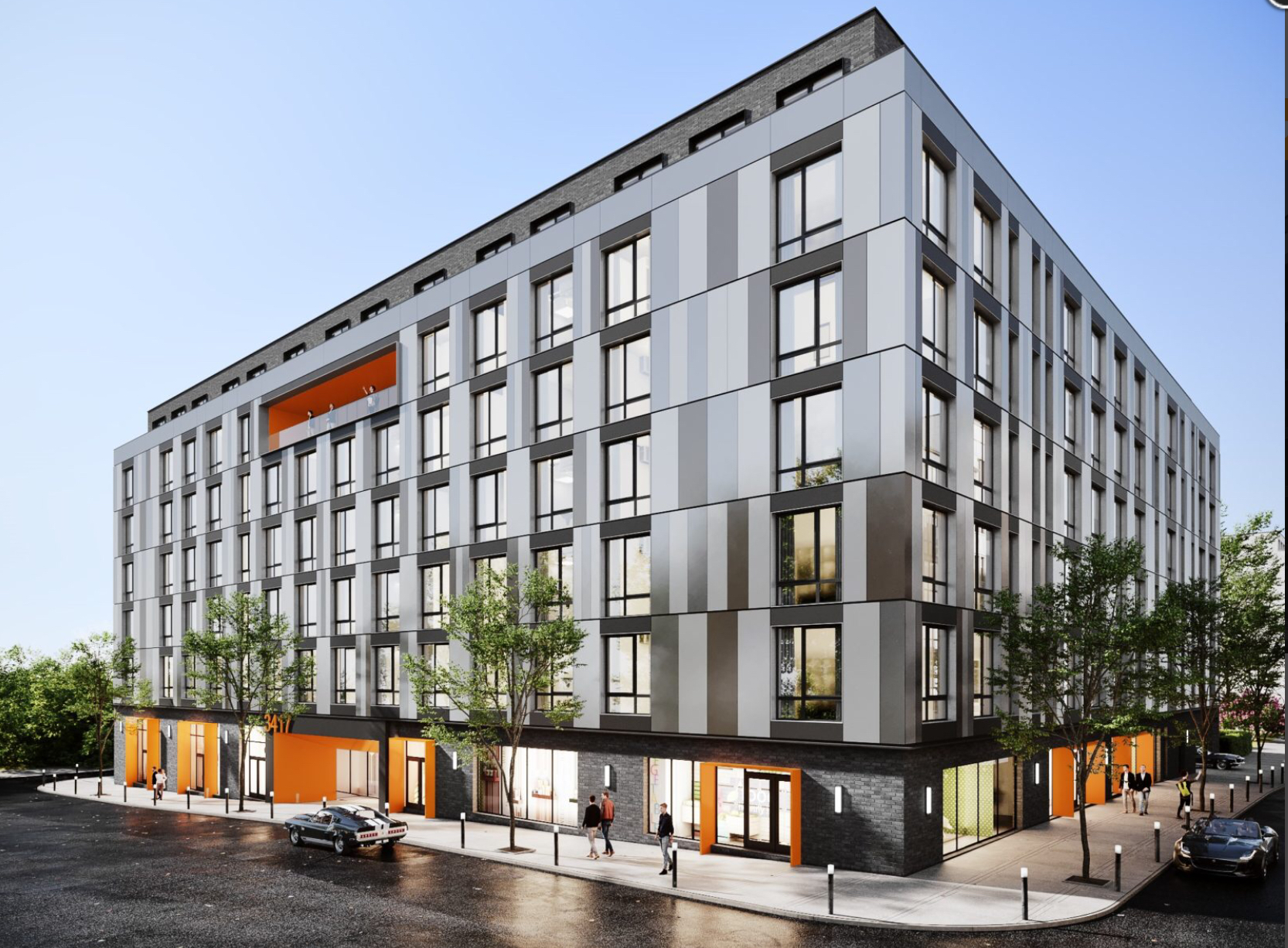 Rendering of 3417 West Indiana Avenue. Credit: M Architects.