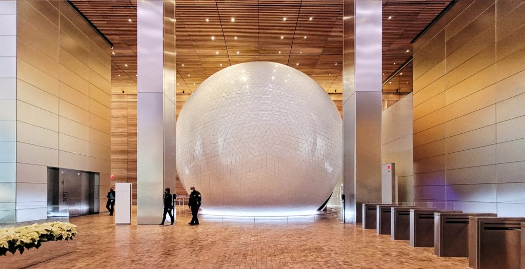 The Universal Sphere. Photo by Thomas Koloski 