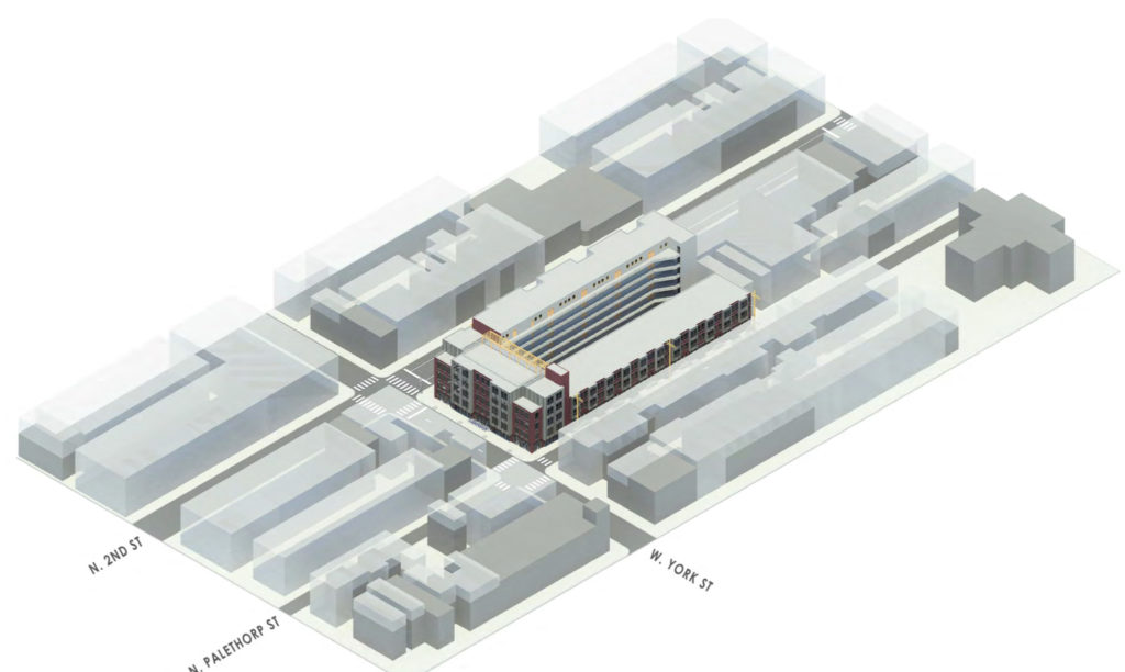 Rendering of 2401 North 2nd Street. Credit: T + Associates Architects.