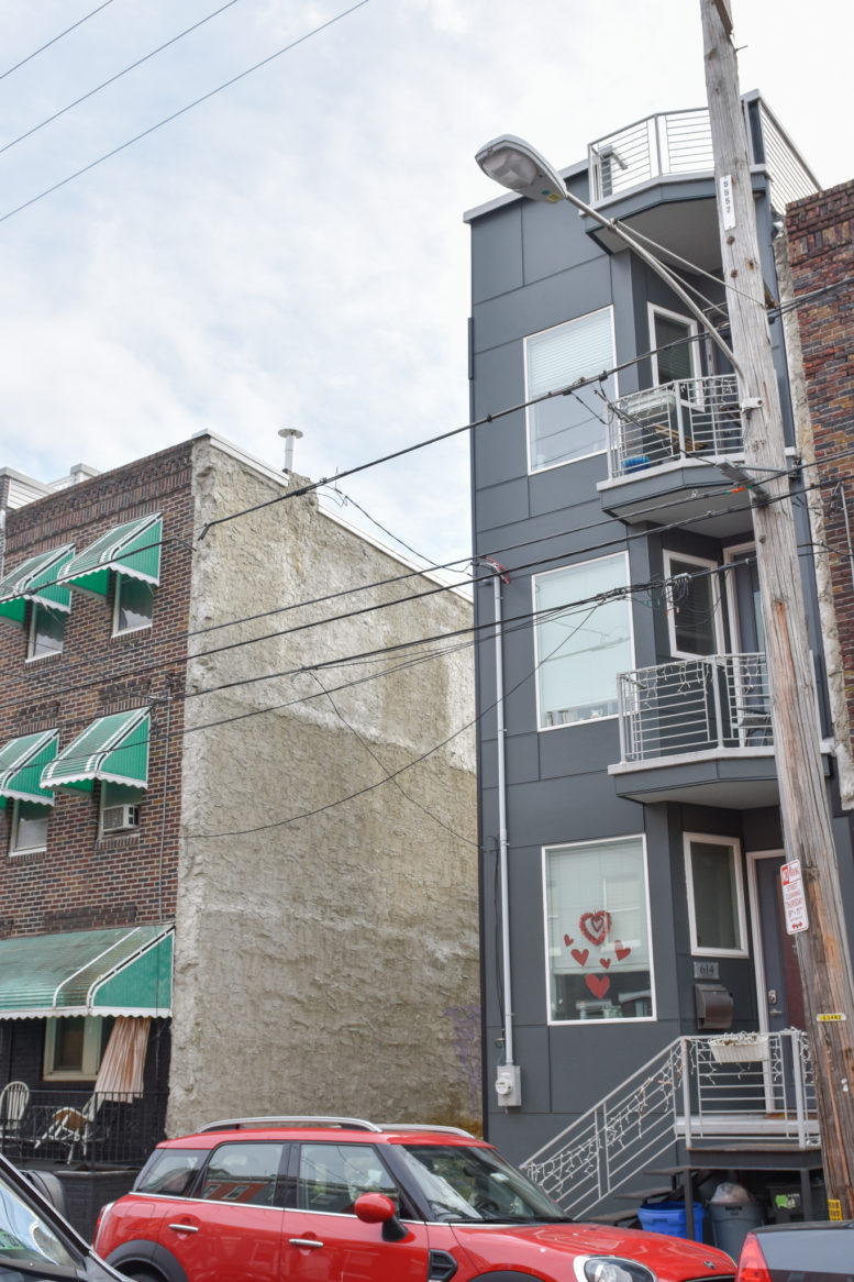 No Progress Yet at Site of Rowhouse at 612 McKean Street in Wharton