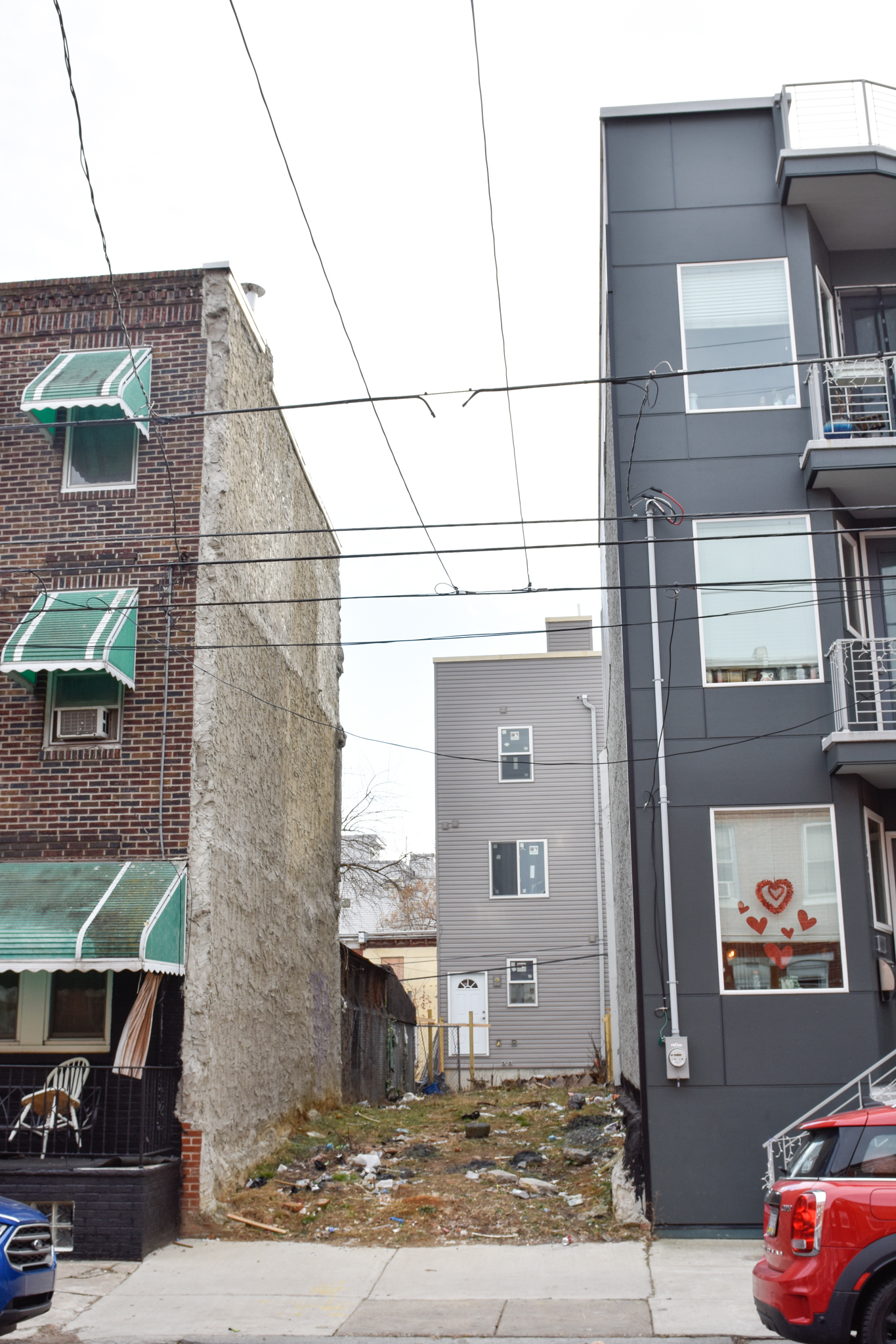 No Progress Yet at Site of Rowhouse at 612 McKean Street in Wharton