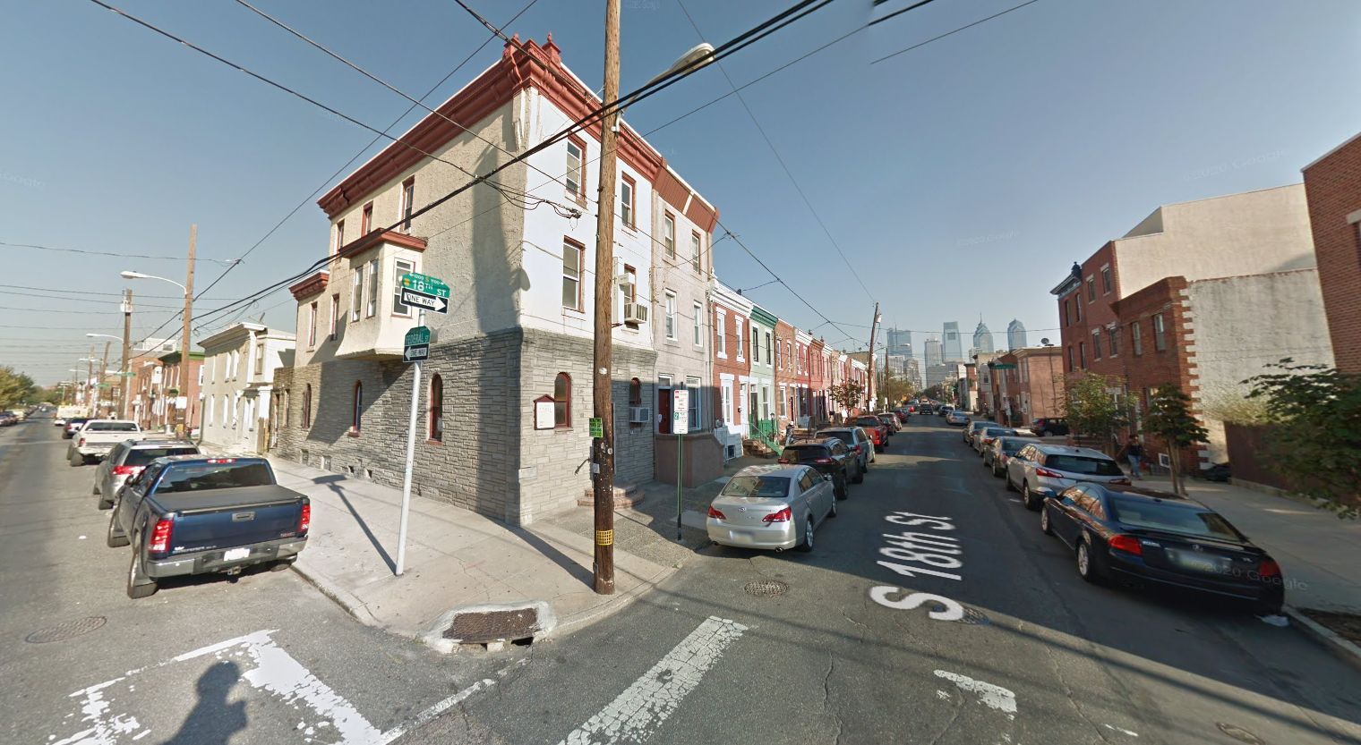 1164 South 18th Street prior to demolition. Looking northwest. September 2017, Credit: Google Maps