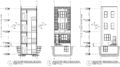 1715 North 42nd Street. Building elevation and sections. Credit: Stuart G. Rosenberg Architects (SgRA)