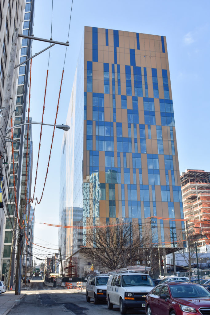 Drexel College of Nursing and Health Professions at 3601 Filbert Street. Photo by Jamie Meller. February 2022