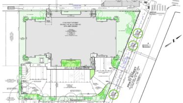 5127 Duffield Street. Site plan. Credit: Ruggiero Plante Land Design via the City of Philadelphia