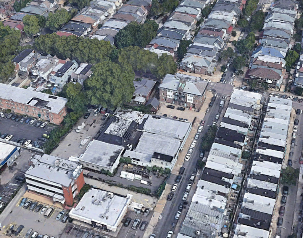 Former aerial view of 2616 South 18th Street. Credit: Google.