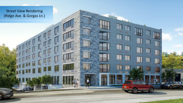 Rendering of 6515 Ridge Avenue. Credit: Ingram/Sageser.