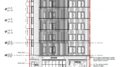 1321 North Front Street. Building elevation. Credit: NORR via the City of Philadelphia