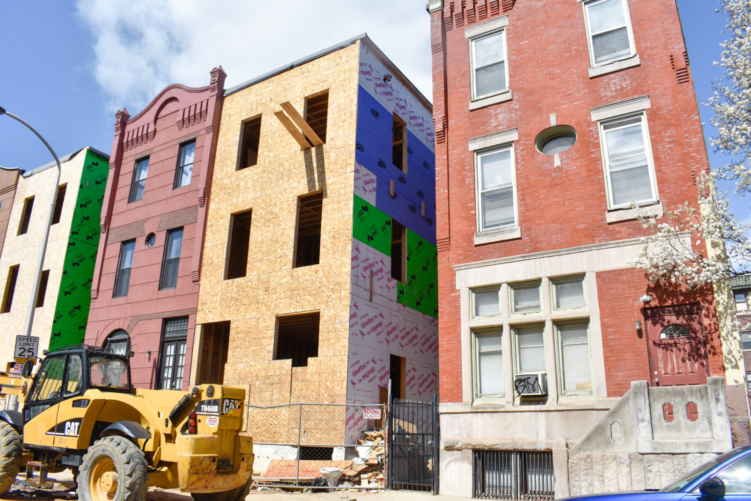 Construction Underway at 1825 Diamond Street Near Temple University in
