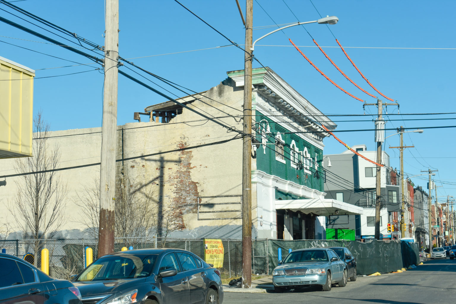 Demolition Underway at Historic Columbia Theater in Cecil B. Moore