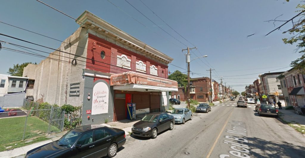 2709 Cecil B. Moore Avenue. Looking northeast. August 2011. Credit: Google Maps