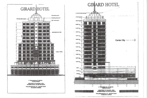 Girard Hotel proposed at 701-19 East Girard Avenue