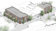 Rendering of 203 Haverford Avenue and 114 Forrest Avenue.