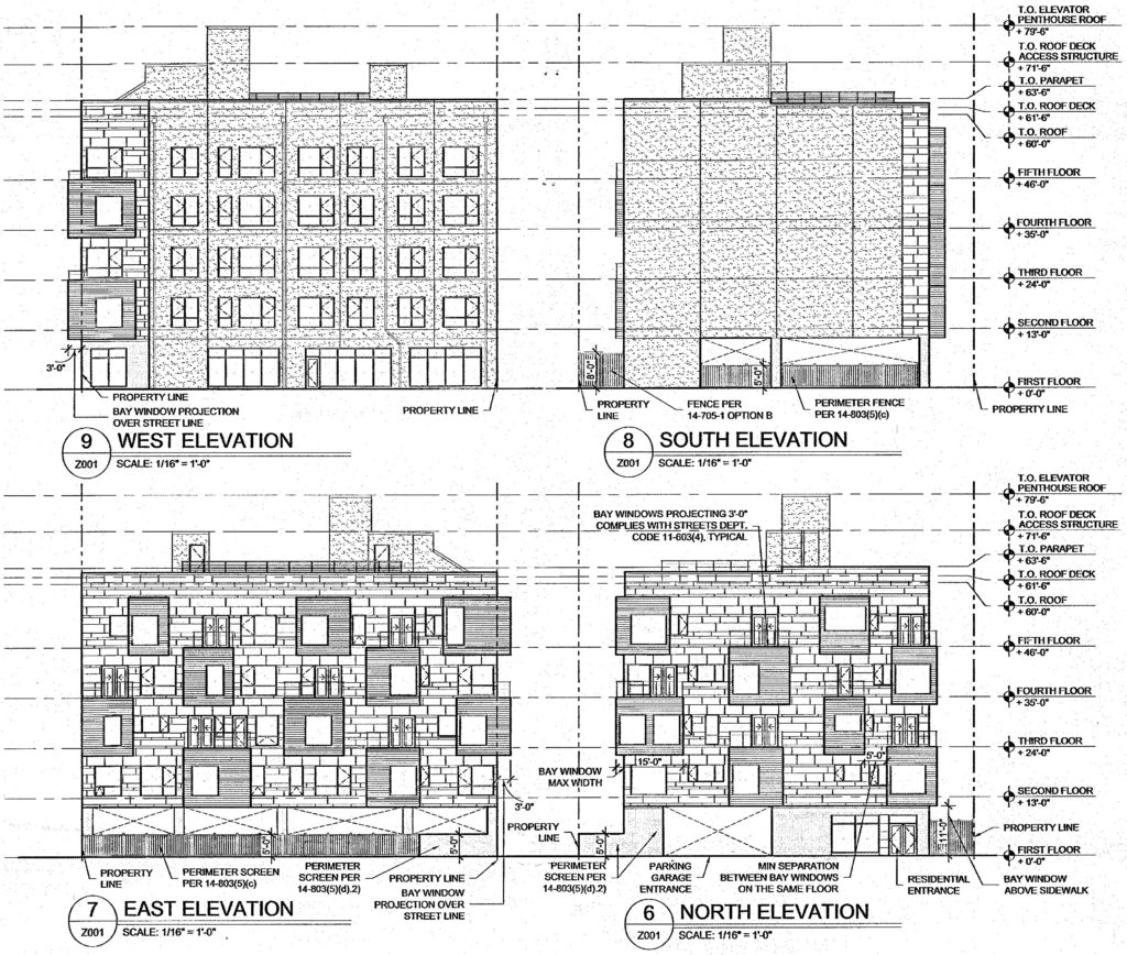 BruBox at 3120 Jefferson Street. Building elevations. Credit: Coscia Moos Architecture via the City of Philadelphia