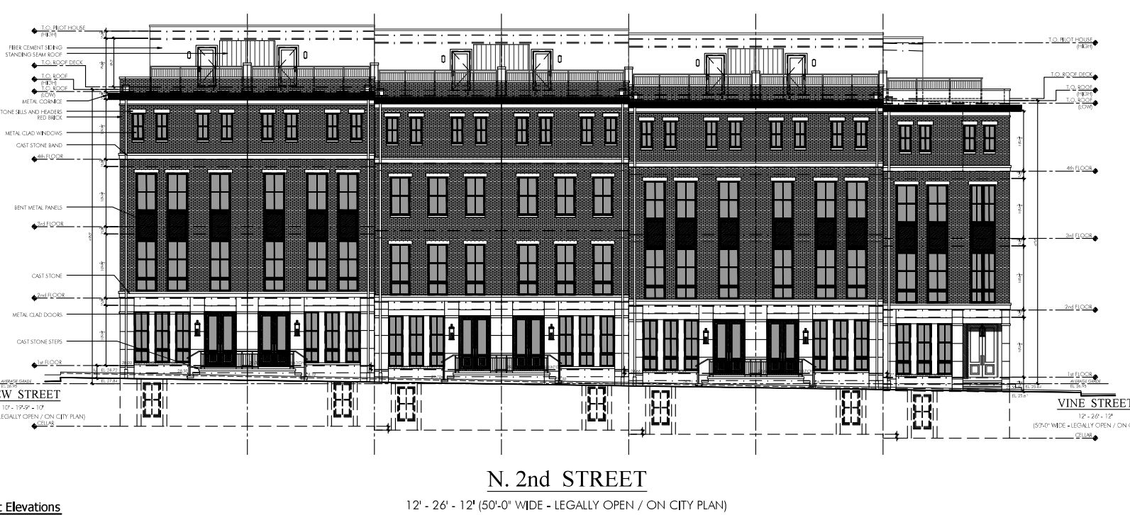 244-58 North 2nd Street. Credit: LandMark Architectural Design LLC via the City of Philadelphia