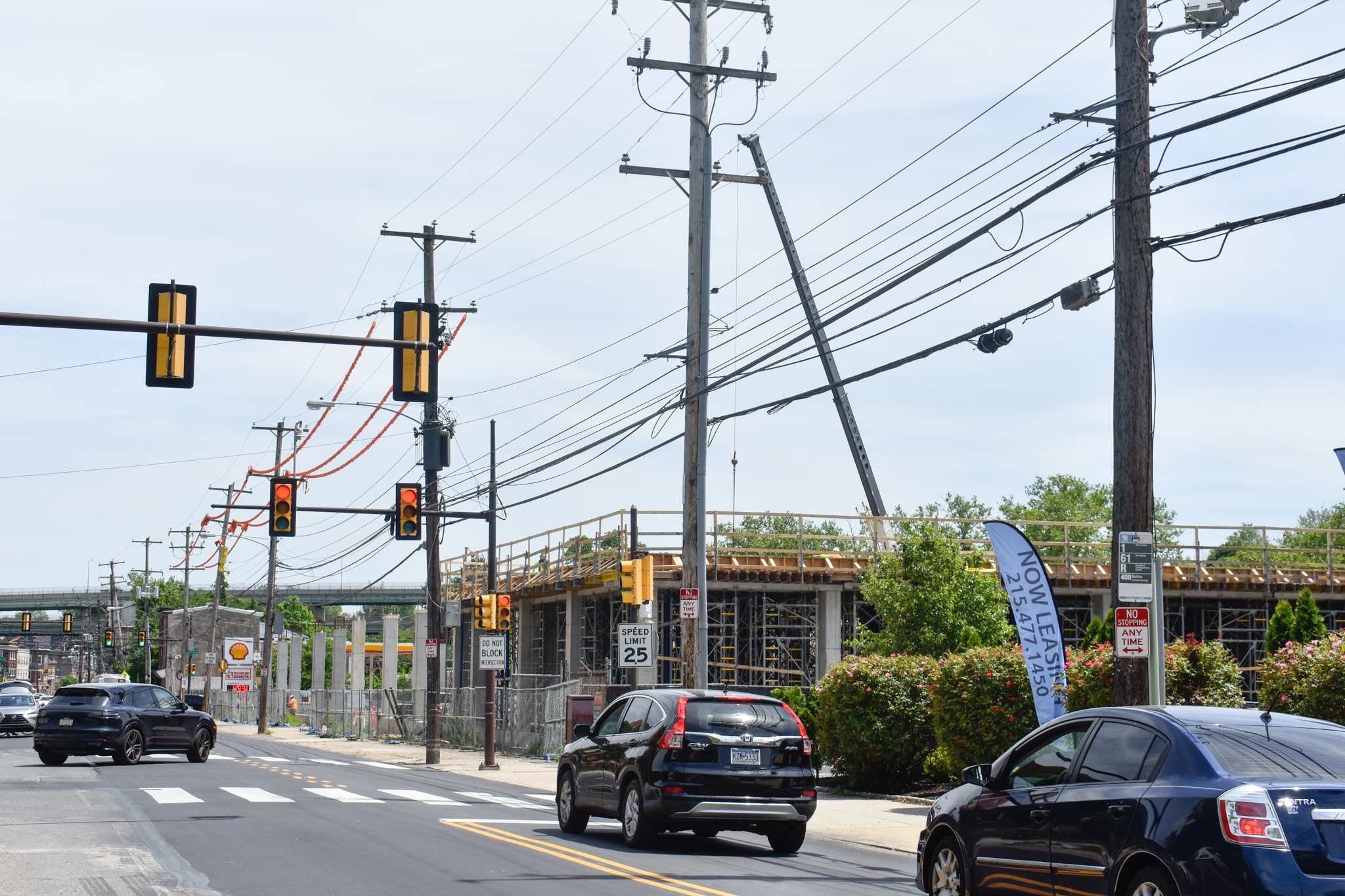 Construction Underway at Ridge Flats in East Falls, Northwest