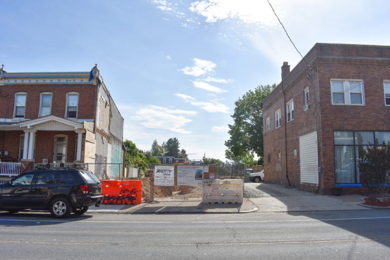 Construction Underway at 5542 Ridge Avenue in Manayunk, Northwest