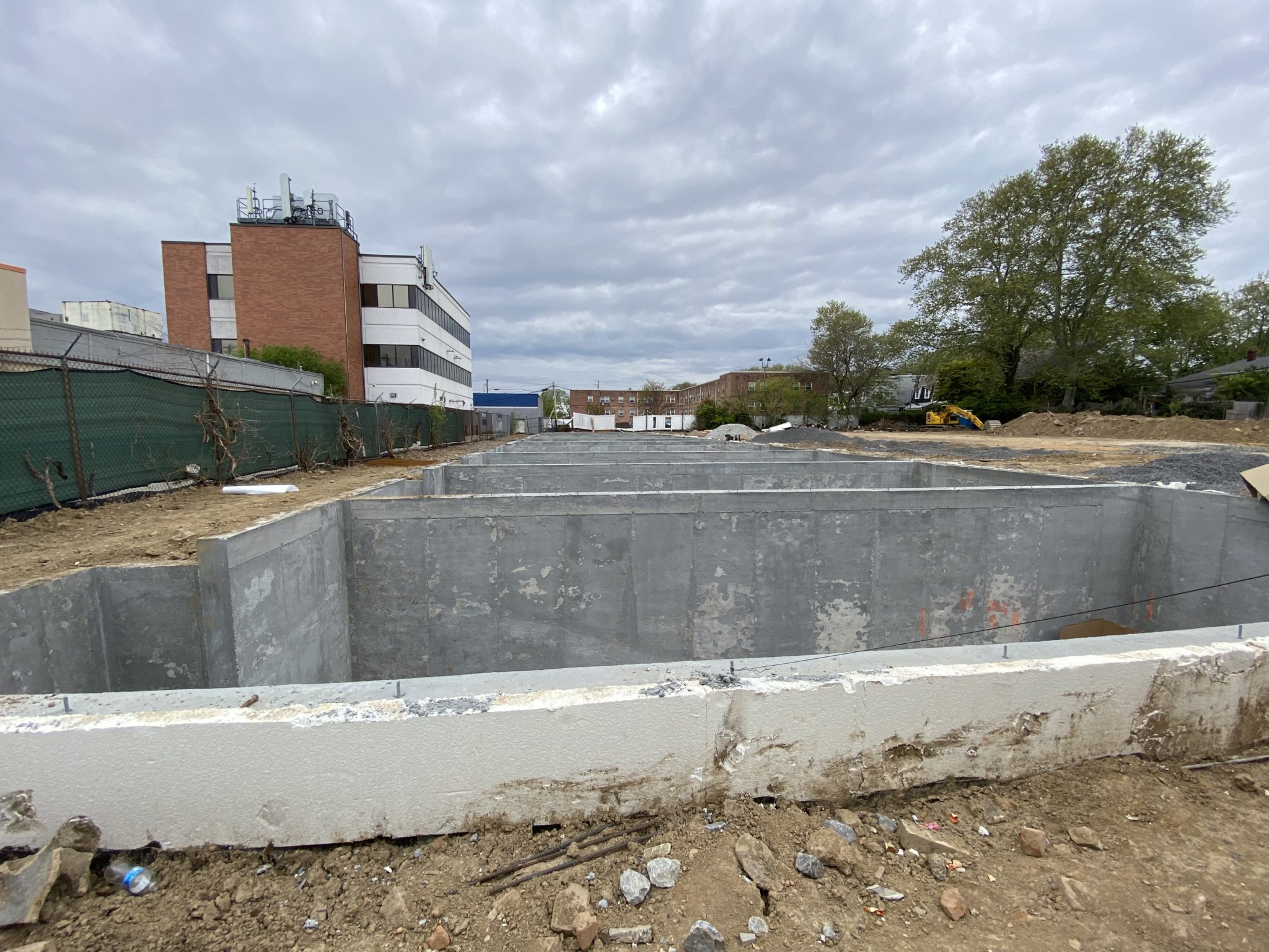 Foundation Work Underway at Carrie's Court in Girard Estates, South Philadelphia Philadelphia