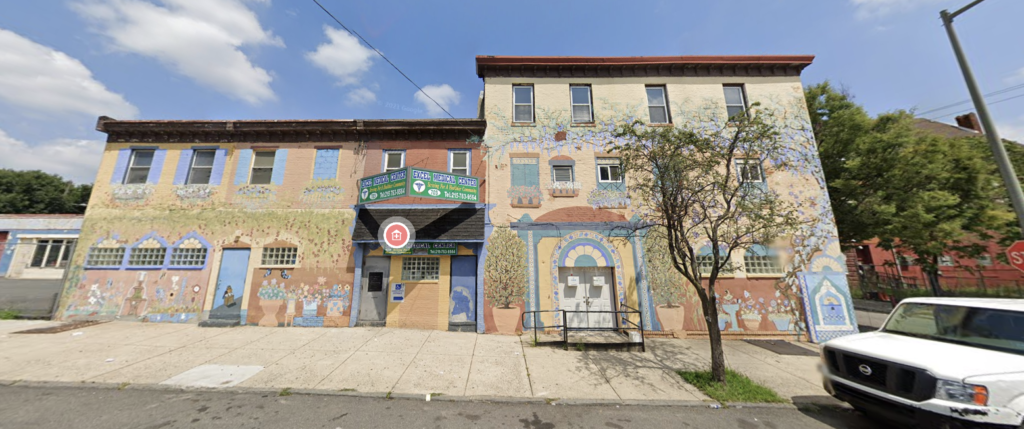 701-13 Cecil B. Moore Avenue, prior to demolition. Looking west. August 2019. Credit: Google Maps