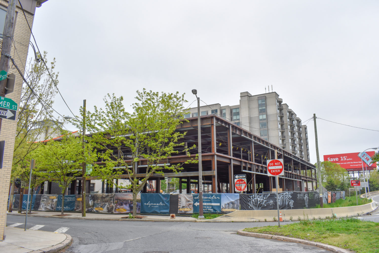 Steel Rises at Edgewater Apartments in Logan Square, Center City