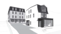 The Ridgemont at 6712 Ridge Avenue. Rendering credit: Ambit Architecture