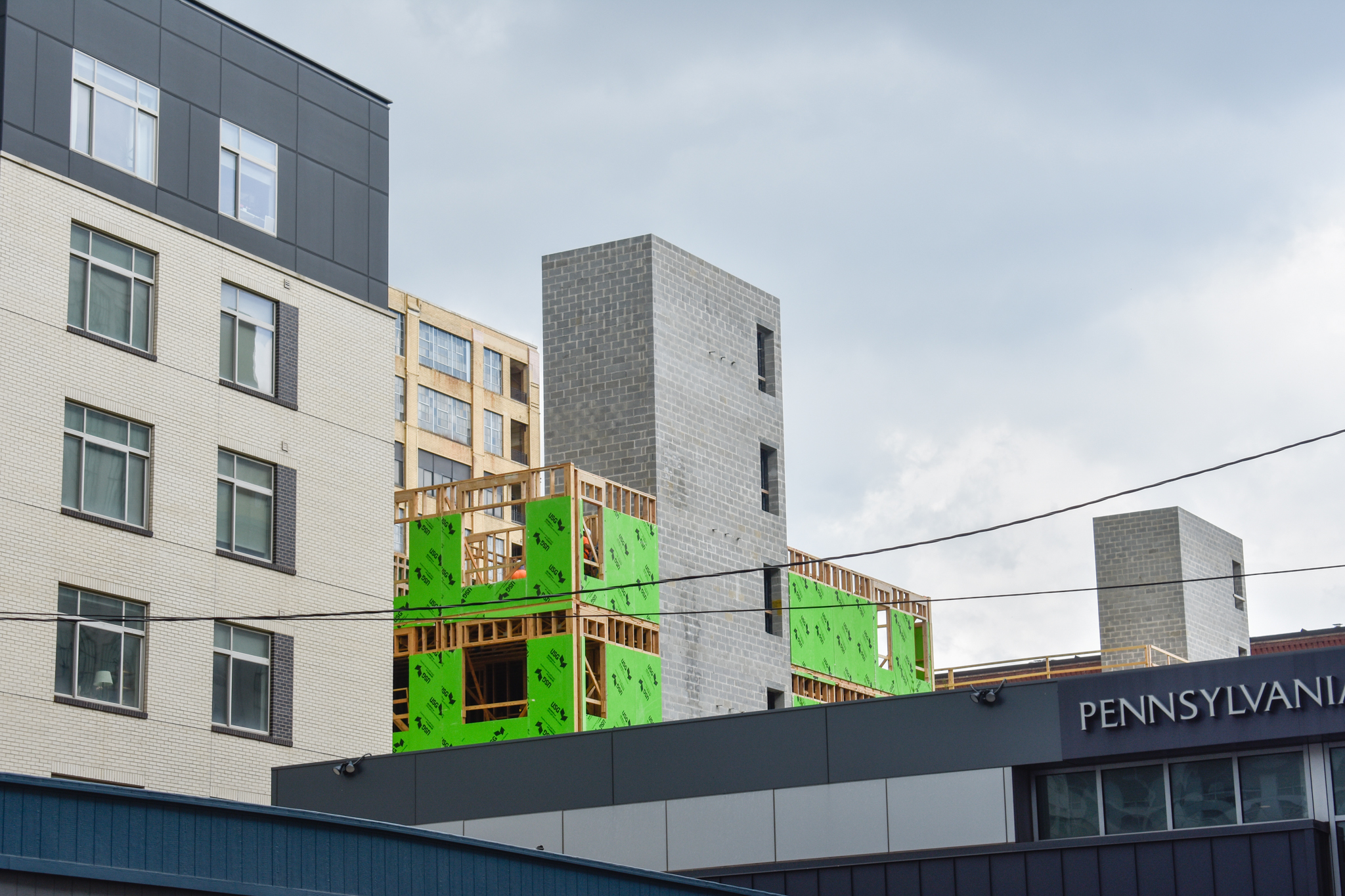 Construction Underway at 130614 Callowhill Street in Callowhill, Lower