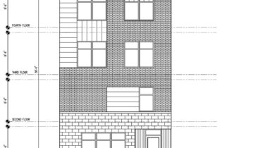 1426 North 7th Street. Front elevation. Credit: Cadre Design & Construction via the City of Philadelphia