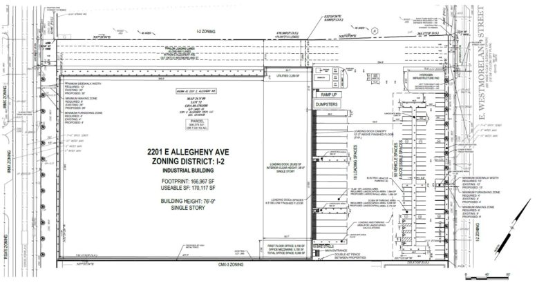 FreezPak Facility Goes to Civic Design Review at 2201 East Allegheny ...