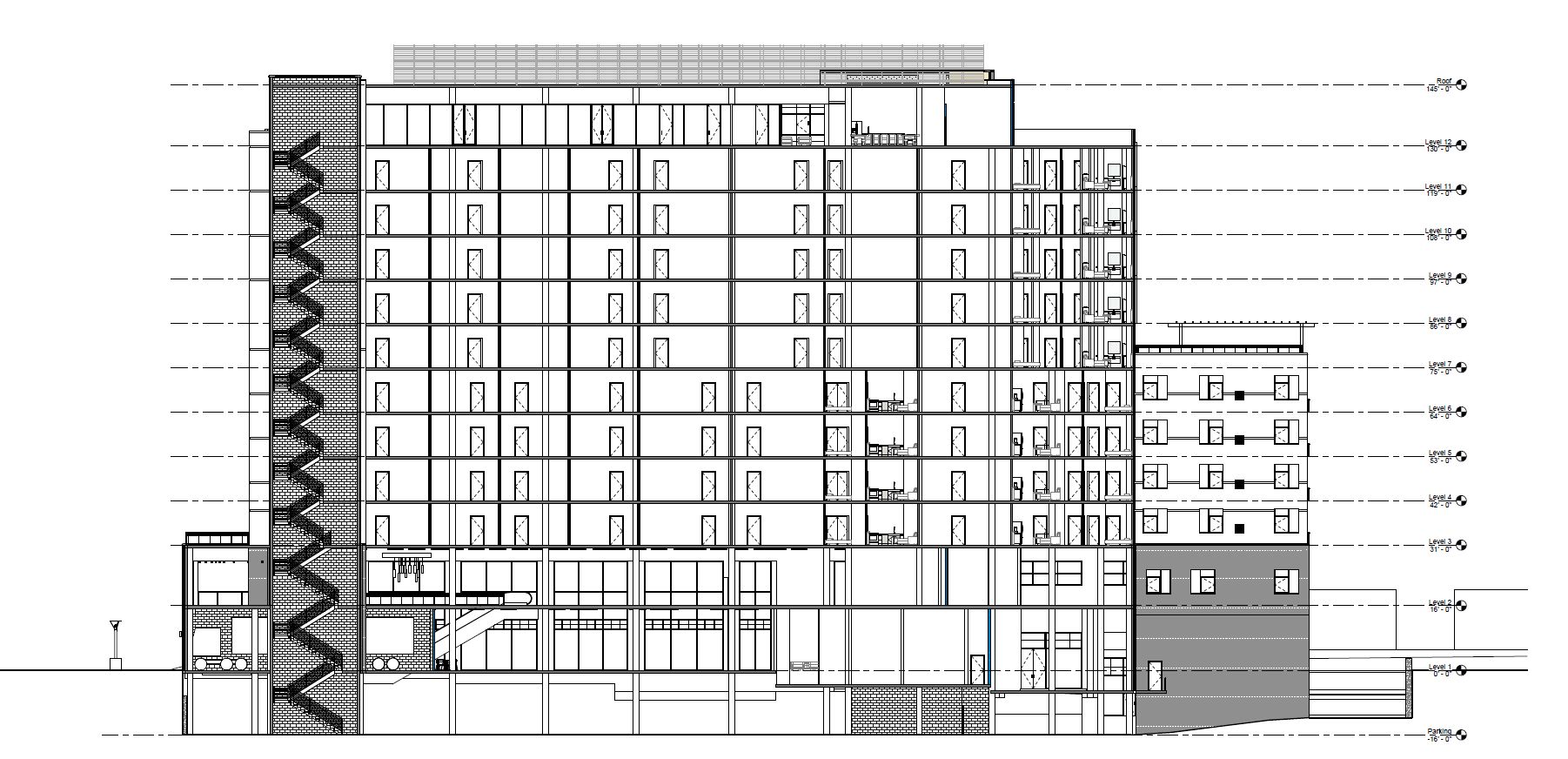 YIMBY Shares Detailed Plans for 12Story Building at 474648 Spruce Street in Garden Court, West