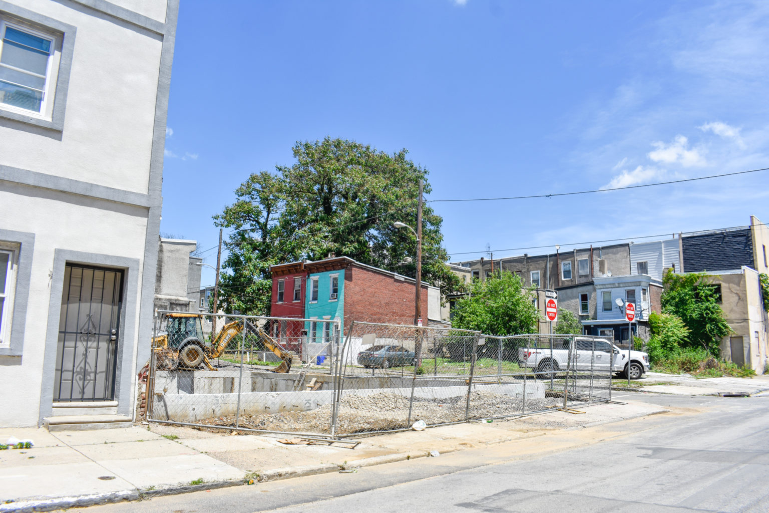 Foundations Underway at 809 Diamond Street in North Philadelphia East