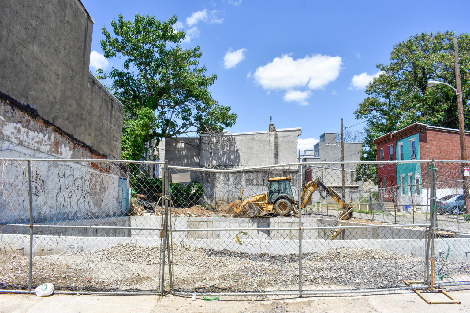 Foundations Underway at 809 Diamond Street in North Philadelphia East