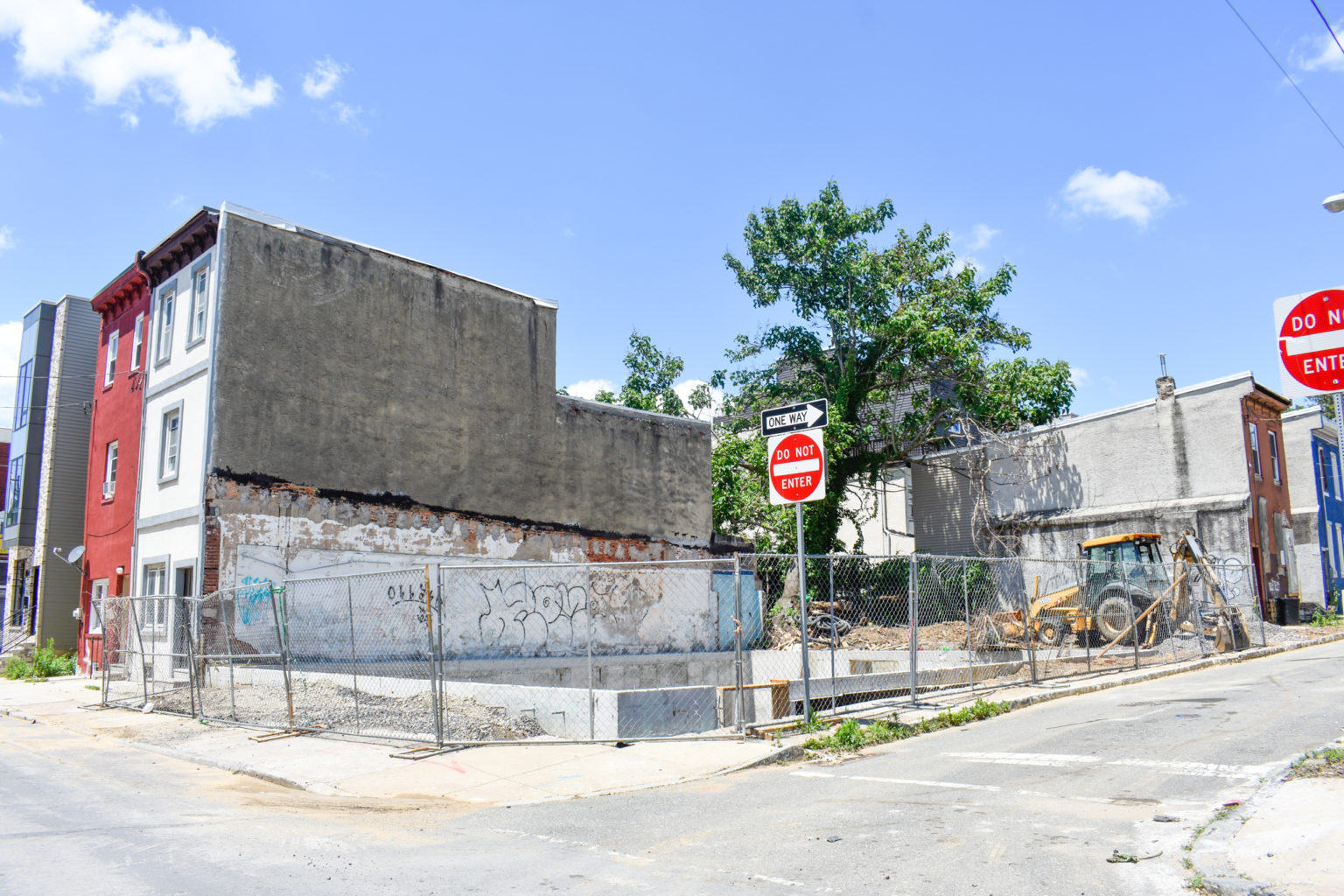 Foundations Underway at 809 Diamond Street in North Philadelphia East