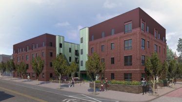 4701-15 Wayne Avenue. Credit: Moto Designshop via the Civic Design Review