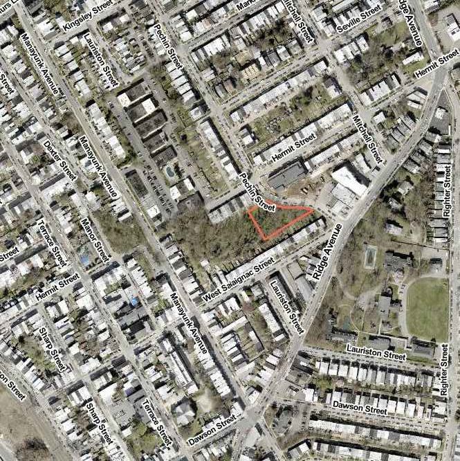 3838-52 Pechin Street. Site location. Credit: 3GHC Architects and Ruggiero Plante Land Design via the City of Philadelphia