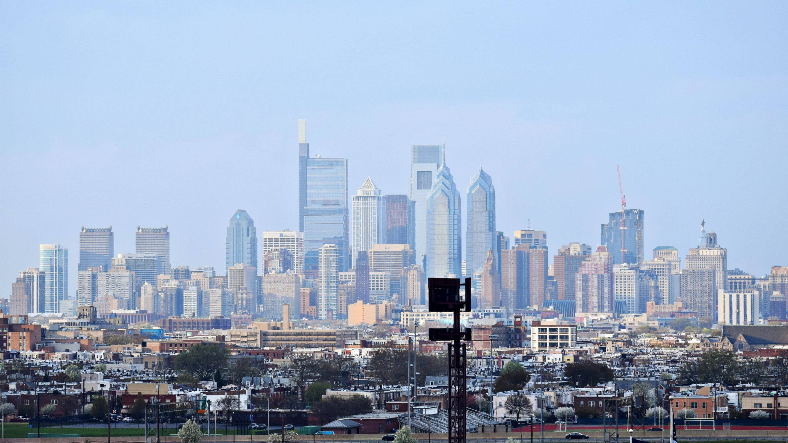 Philadelphia skyline 2019 from Citizens Bank Park. Photo by Thomas Koloski