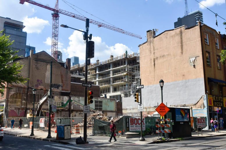 Site Prep Underway at 1101 Walnut Street in Midtown Village, Center