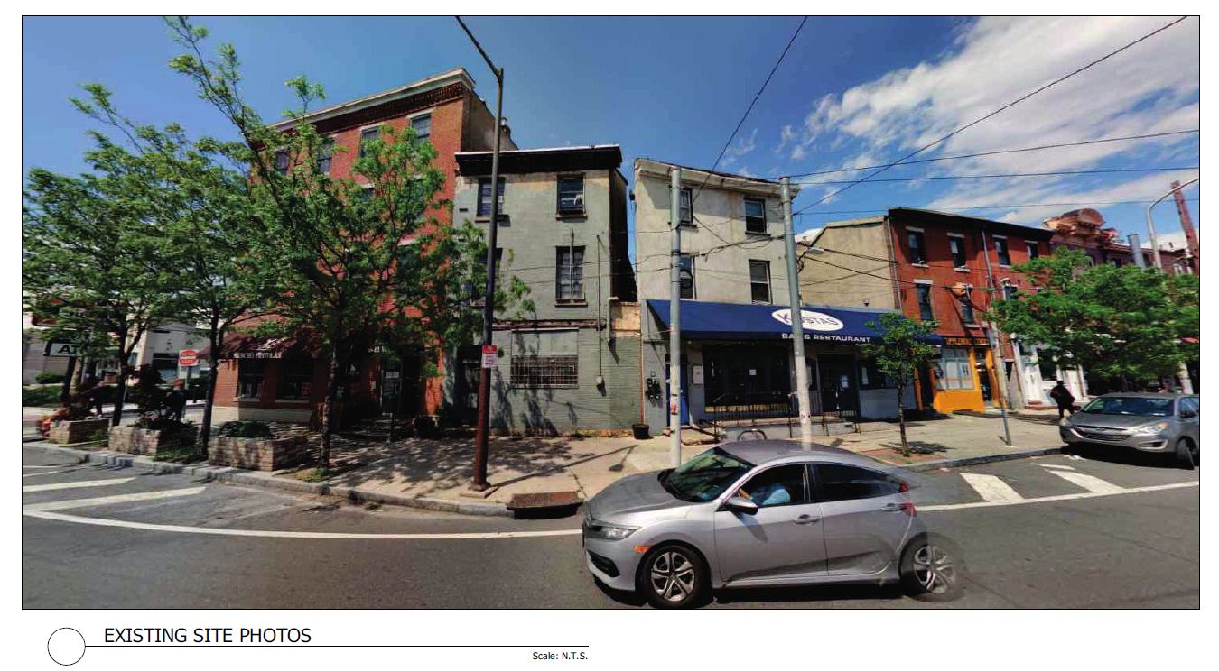17 West Girard Street prior to demolition. Looking north. Credit: Gnome Architects via the City of Philadelphia