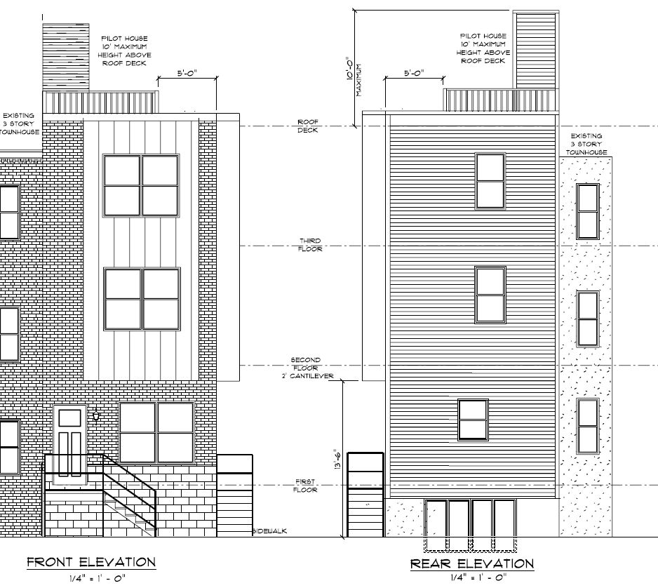 2000 East Huntingdon Street. Building elevation. Credit: Here's The Plan, LLC via the City of Philadelphia