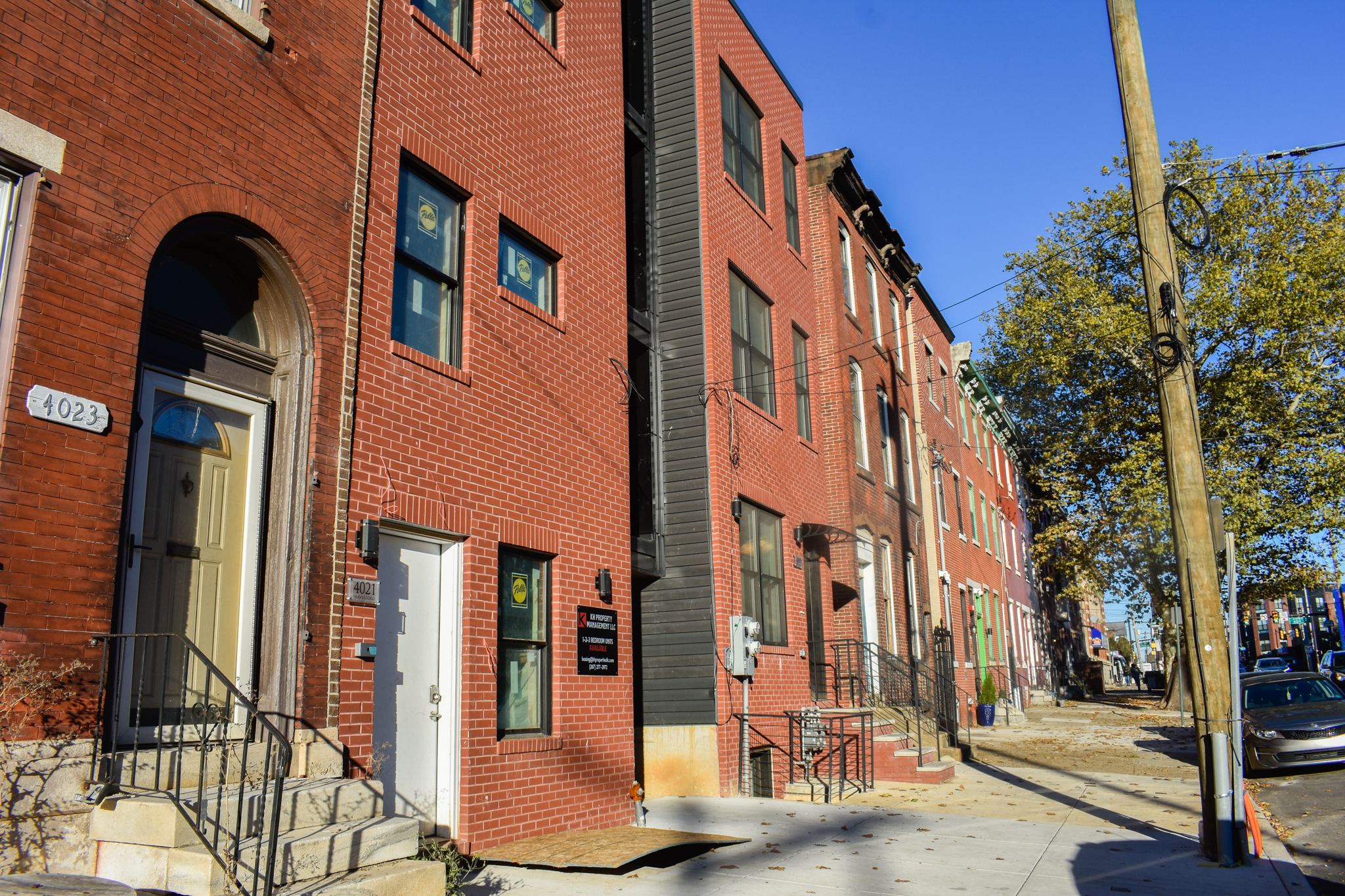 4019-21 Haverford Avenue. Photo by Jamie Meller. October 2022