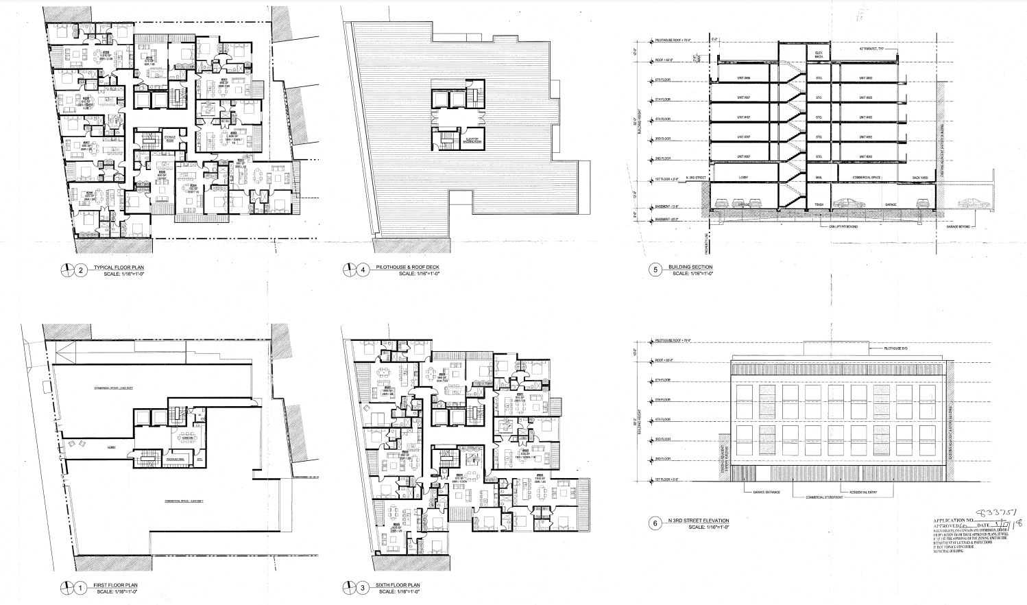 817-21 North 3rd Street. Zoning submission. Credit: Atrium Design Group via the City of Philadelphia