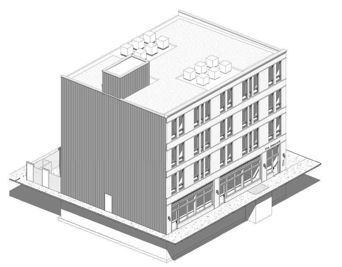 The Emerald at 2214 North Front Street. Zoning submission. Credit: Ambit Architecture via the City of Philadelphia